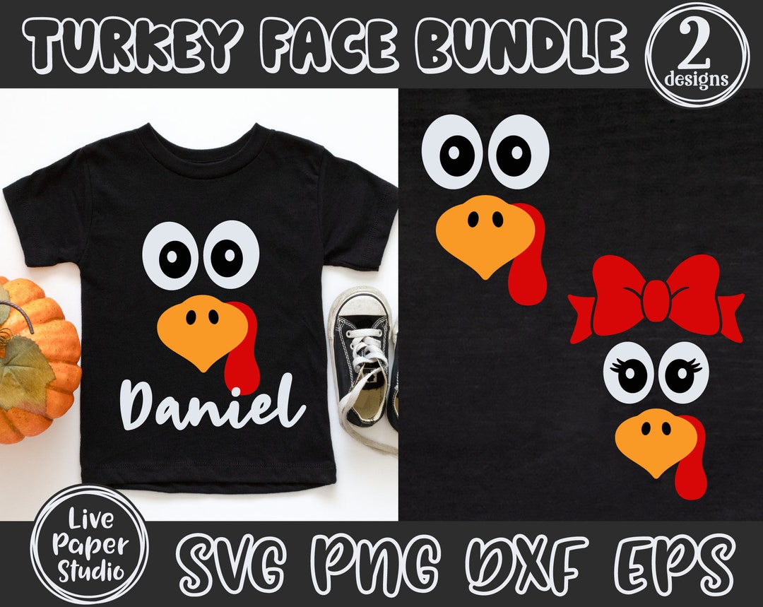 Turkey SVG, Turkey Face SVG, Funny Thanksgiving SVG, Fall Svg, Shirt ...