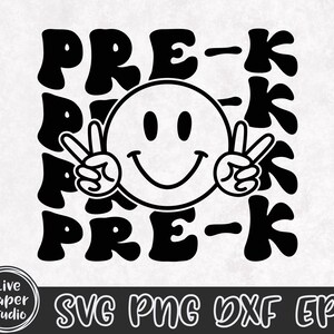 Groovy Prek SVG, Pre-k Svg, Pre K Vibes Svg, Pre K Teacher Svg, Back to ...