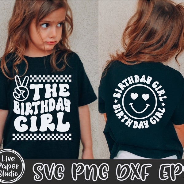 The Birthday Girl Svg, Birthday Girl Shirt Svg, Toddler Birthday Shirt Svg, Second Birthday Svg, Kids Birthday Png, Digital Download Files