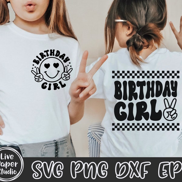 Birthday Girl SVG, Birthday Png, Birthday Squad Svg, Kids Birthday Png, Birthday Princess, It's My Birthday Svg, Digital Download Dxf Files