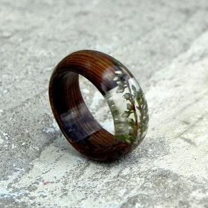 Wood Ring, 5 Year Anniversary Wooden Ring, Custom Wooden Ring Men Wood Ring  Men Ring Mens Jewelry Mens Wooden Ring Wood Rings for Men 