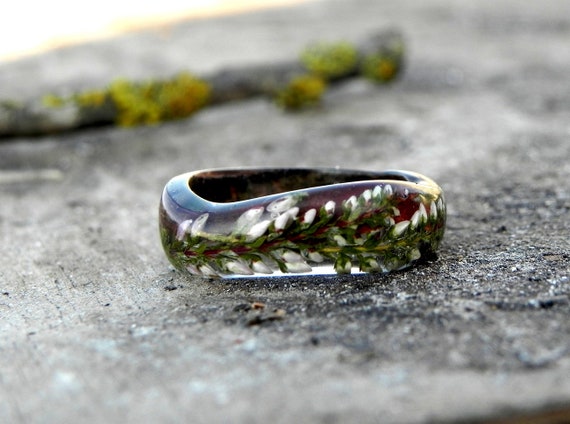 Buy Bentwood Men Ring, Green Fern Resin Ring, Mens Wood Rings, Oak Resin  Ring, Woman Wood Terrarium Ring, Nature Wood Rings, Real Plant Jewelry  Online in India - Etsy
