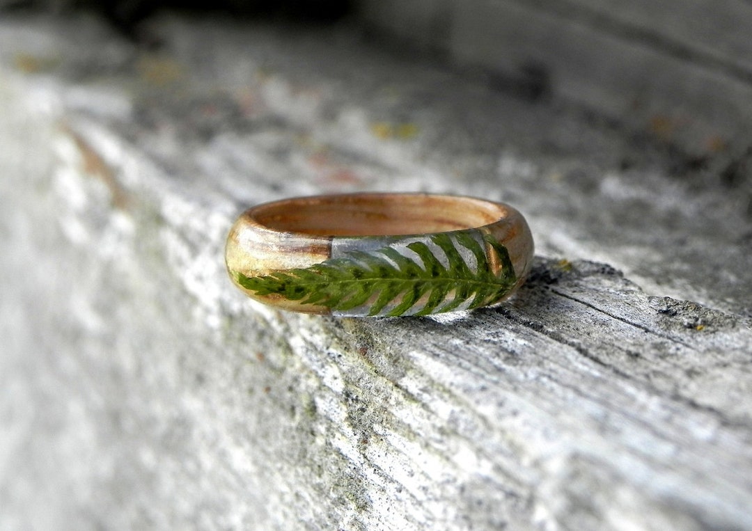 アクセサリー TOMWOOD Mesh Ring Fern Green size 56 B213 / MESH RING FERN GREEN
