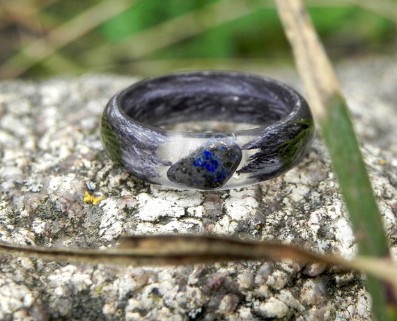 Anillos de madera y plata new arrivals