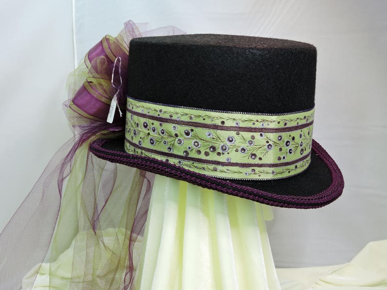 Black Top Hat with Short Crown