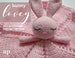 Bunny Lovey - Baby/toddler security blanket crochet pattern PDF 