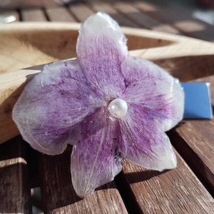 Alligator Flower Hair Clip, Real Orchid Flowers Clip, Wedding Hair Clip, Stylish Flower Hair Clip, Resin Flower Hair Clip, Large Orchid Clip