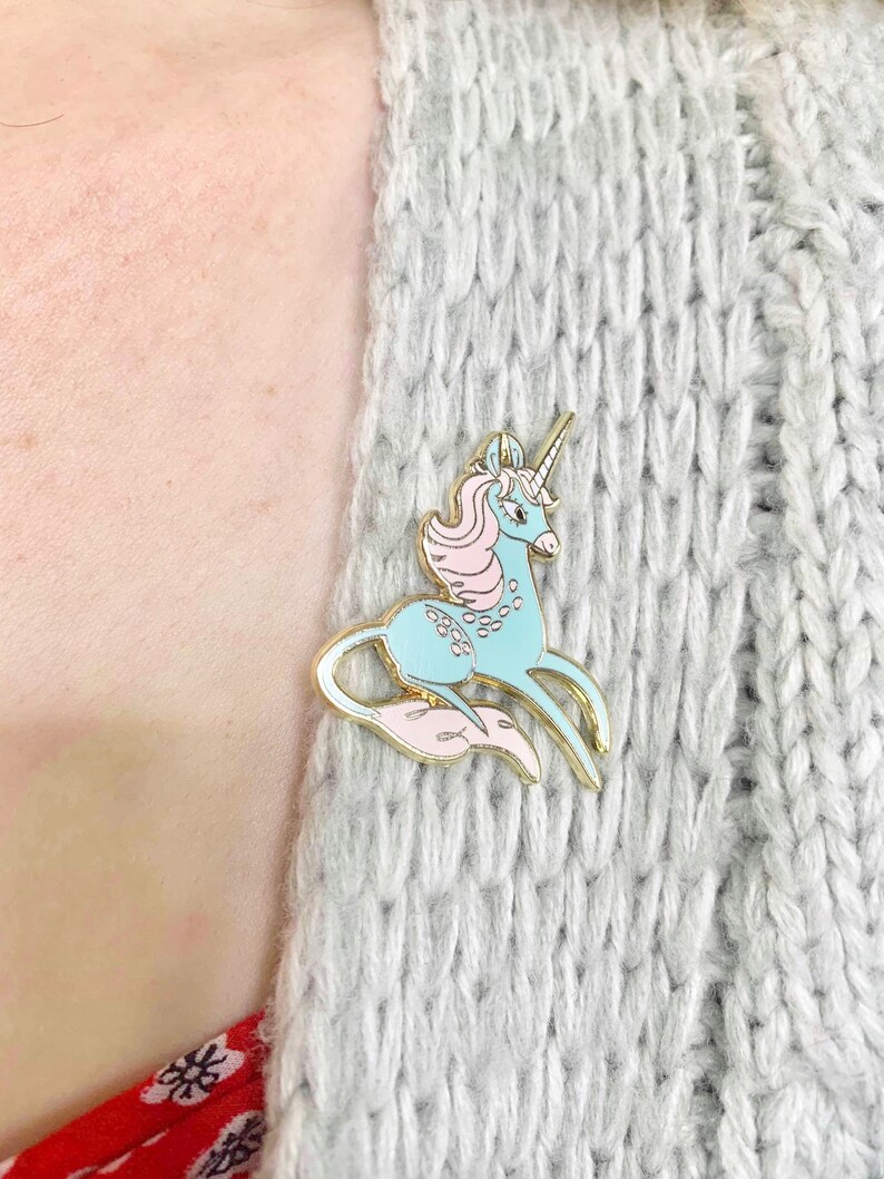 Unicorn hard enamel pin unicorn gift pastel pins unicorn Etsy