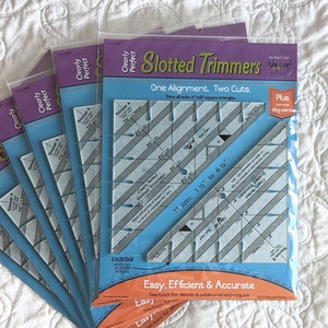 Clearly Perfect Slotted Trimmers - The Practical Quilter
