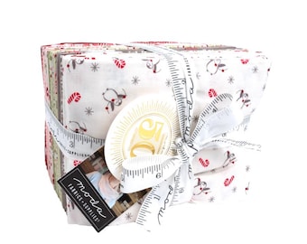 A Very  Sweet Christmas - Fat Quarter Bundle - 30 Pieces - Bunny Hilll Designs for Moda Fabrics