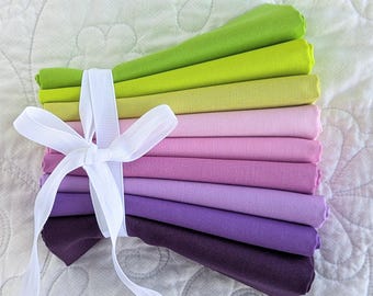 Hyacinth - Moda Bella Solids - 9 Piece Curated Bundle