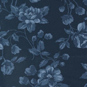Shoreline - Floral - Navy - Camille Roskelley for Moda Fabrics - Quarter Metre or Fat Quarter