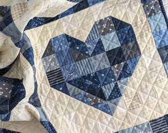 Crystal Heart PDF Quilt Pattern