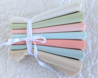 Sunbonnet Coordinates - 7 FQ - Moda Bella Solids - Curated Fat Quarter Bundle