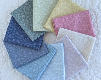 August Meadow - Full Collection - 10 Pieces - Liberty Lasenby Quilting Cotton