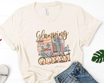 Glamping Queen Short Sleeve Tee