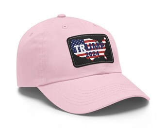 Trumpfhüte für Frauen Pink Make America Great Wieder! Trump 2024 Dad Hat mit Patch Vote America The Beautiful Patriotic Hat Womens Maga Hat