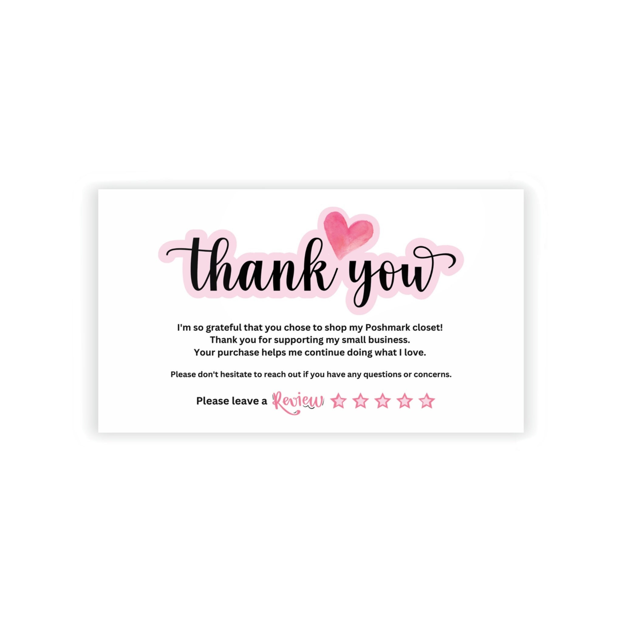 Thank You for Shopping My Poshmark Reseller Closet, Thank  display picture 2