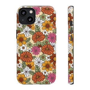 70s Retro Floral Hippie Retro Groovy BohoPhone Case