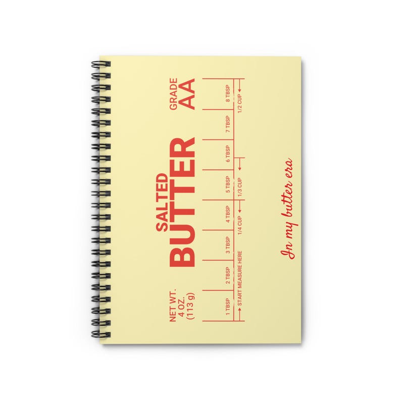 Personalized Butter Recipe Journal | Grandma Recipe Book | Buttercore ...