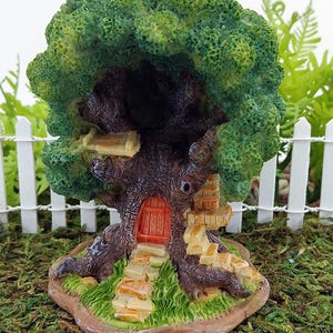 Tiny Fairy Tree House, Miniature Tree House, Fairy House, Fairy Cottage, Fairy Garden Accessory, The Fairy Garden UK