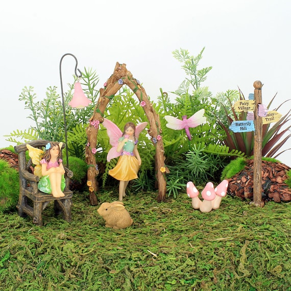 Wiese Blumen Feen Garten Set, Starter Feengarten, DIY Feengarten, Miniatur  Feengarten, The Fairy Garden UK -  Schweiz