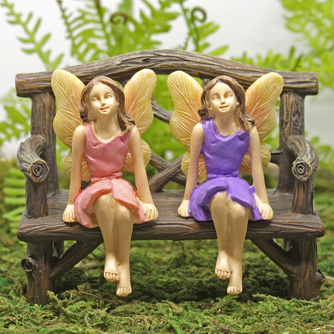 Wood Effect Miniature Fairy Garden Bench Fairy Bench Fairy - Etsy UK