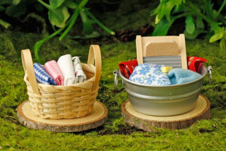 Wash Tub and Laundry Basketfairy Wash Tub and Laundry Basket Etsy