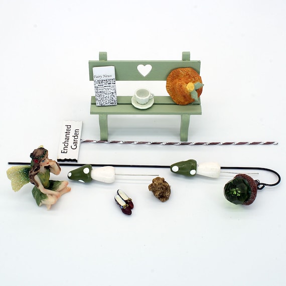 Enchanted Garten Deko-Pilze Set – 2 Mini-Pilze Für Feengärten