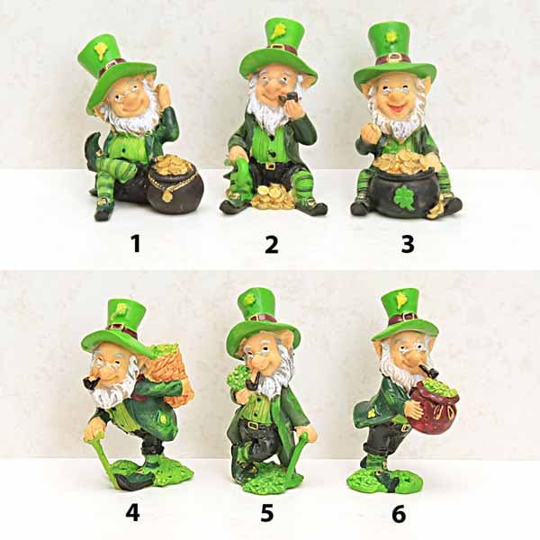 Miniature Leprechaun, Sitting with a Pot of Gold or Standing with a  Basket of Lucky Shamrocks, St. Patrick's Day Leprechaun, Fairy Garden