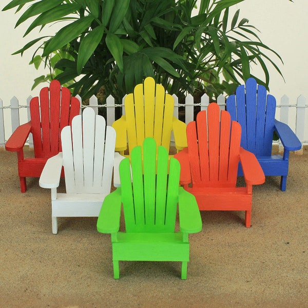 Miniature Adirondack Chairs Etsy