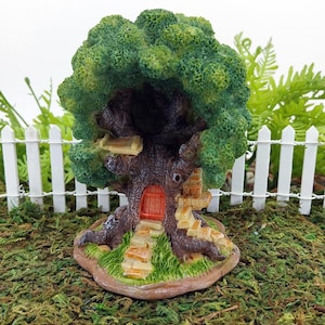Tiny Fairy Tree House, Miniature Tree House, Fairy House, Fairy Cottage, Fairy Garden Accessory, The Fairy Garden UK