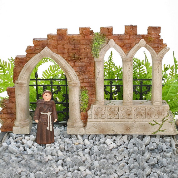 Gothic Fairy Garden Arch And Ruin Gothic Garden Folly Etsy