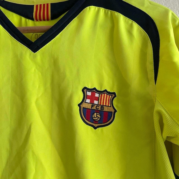 Vintage BARCELONA 2005 2006 Away Football Shirt Soccer Jersey