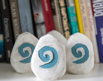 Hearthstone Gamer Decor Gift, Inspired by World of Warcraft,  WoW,  Handmade, Gaming Collectible, Gamer Room Decor, Hand Painted