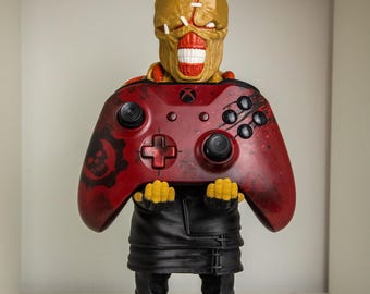 Suporte para controle Nemesis Resident Evil, STAAARS detalhado! Suporte para controle com arte de fã, presente ideal para jogadores e colecionável.