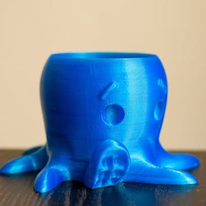 Octopus Planter with saucer Planter Indoor Planter Cute Planter Octopus Planter Saucer Garden Gift 3D printed image 5