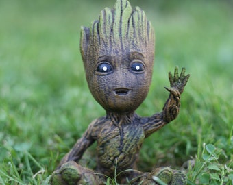 I am Groot Guardians of the Galaxy Hand Painted decorative rocks Rocks ...