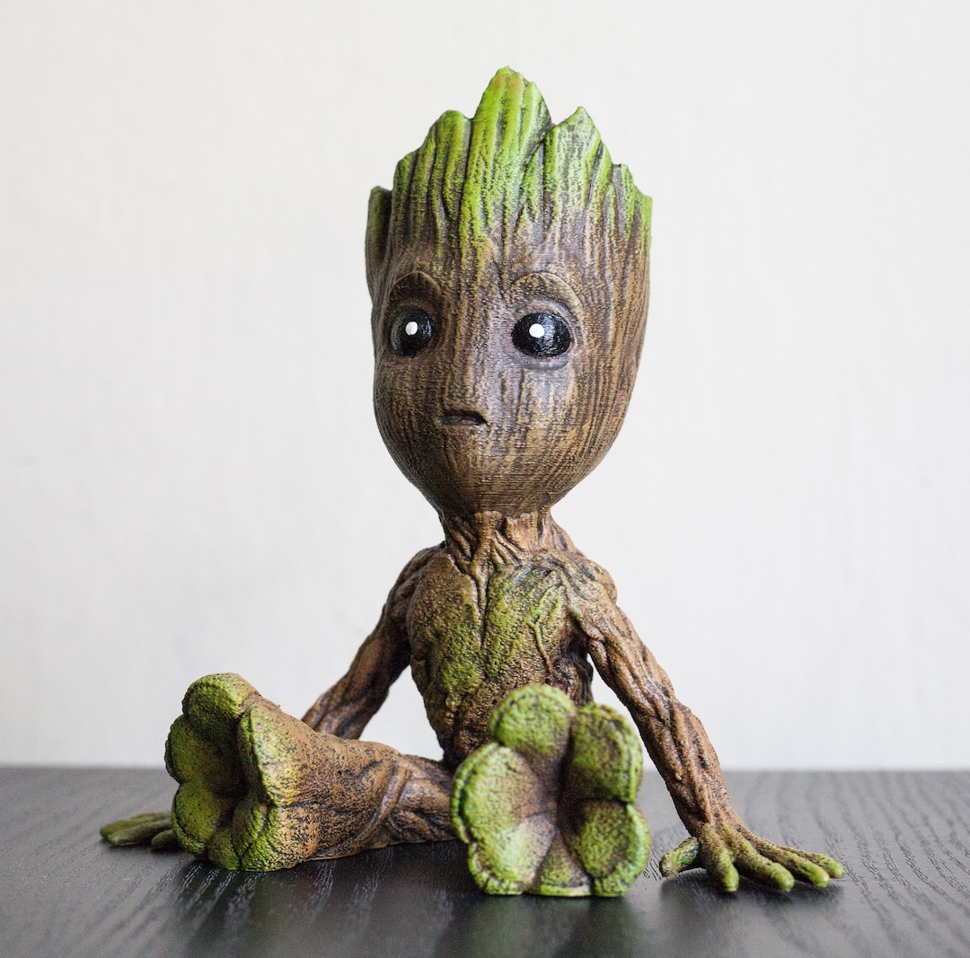 Cute 3D Printed Baby Groot Avengers Infinity War Marvel Guardians