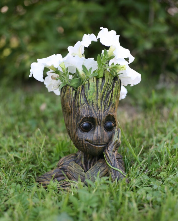 Joli bébé Groot planteur Avengers Infinity guerre fleur vase Marvel décor à  la maison cadeau de pendaison de crémaillère 3D imprimé porte-œuf de Pâques  je suis Groot -  France