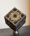 HELLRAISER puzzle box Lemarchand's box 3D Printed Lament Configuration Halloween decor cenobite Pinhead gothic home decor mystery box product logo