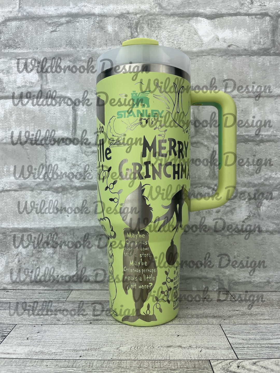 40oz Just A Girl Who Loves Pickles Engraved Stanley Dupe