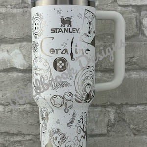 Engraved tumbler, Coraline tumbler, 40oz tumbler