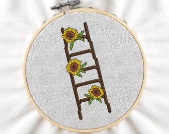 Sunflower cross stitch pattern PDF - cross stitch pattern