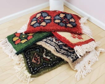 Vintage area rugs | Handmade for 1:6 or 1/12 scale