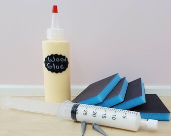 Building Supplies for Roomboxes & Dollhouses | Glue, Sanding Sponges and Caulk