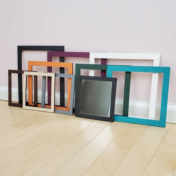 Frames & Mirrors for 1:6 or 1/12 Scale Dollhouse - Various Colors