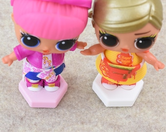 Display Stand for Small Collectible Dolls