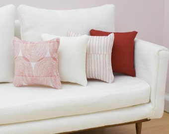 Desert Rose Collection | Handmade Doll Throw Pillows | 1:6 or 1/12 scale