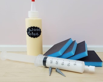Building Supplies for Roomboxes & Dollhouses | Glue, Sanding Sponges and Caulk